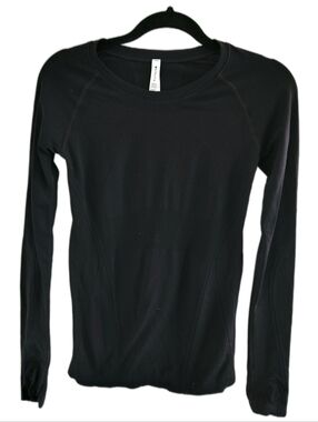 🖤 Athleta Momentum Seamless Long Sleeve Top – Black X-Small (XS)